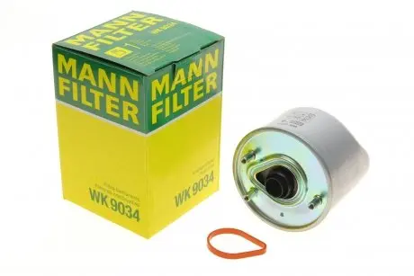 WK9034 Фильтр топливный MANN подбор по vin на Brocar