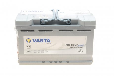 580901080J382 Стартерна батарея (акумулятор) VARTA 580901080 J382 VARTA підбір по vin на Brocar