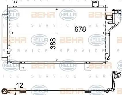 8FC351344604 Автозапчастина BEHR підбір по vin на Brocar