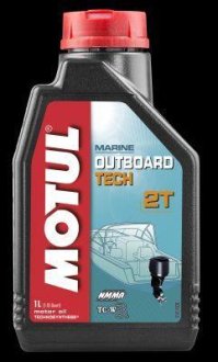 102789 Масло моторное полусинтетическое "Outboard TECH 2T", 1л MOTUL підбір по vin на Brocar