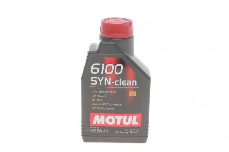 854211 Масло 5W40 6100 SYN-clean (1L) MOTUL подбор по vin на Brocar