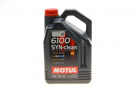 814251 Масло 5W30 6100 SYN-clean (5L) MOTUL підбір по vin на Brocar