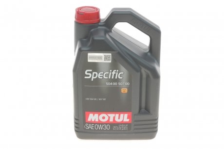 838651 Олива 0W30 Specific 504.00 507.00 (5L) MOTUL підбір по vin на Brocar