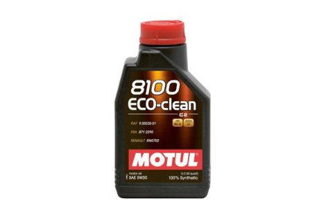 101542 Масло 5W30 ECO-clean 8100 (1L) MOTUL підбір по vin на Brocar