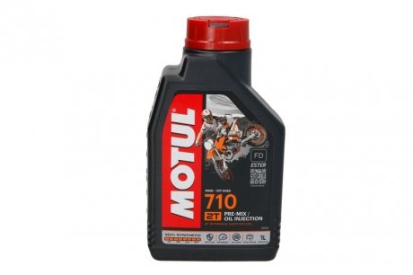 837311 Олива MOTUL 2T 710 1 L MOTUL 837311 MOTUL підбір по vin на Brocar