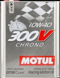 104243 Моторна олива 10W40 300V Chrono 2L MOTUL підбір по vin на Brocar