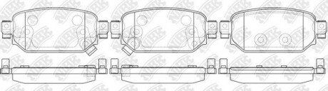 PN5819 Колодки гальм. NiBK підбір по vin на Brocar