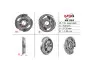 Плита насоса верхня ГУР MERCEDES-BENZ C-Class W203 00-07, E-Class W211 02-09, CLK W209 02-10, ML W164 05-11, C-Class W204 07-14, S-Class W220 98-06, E-Class W210 94-03, GL X164 06-12, SLK R170 96-04, CLK W208 97-02, R-Class W251 05-13, CL C215 99-06, ME018UPLATE7L