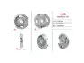 Плита насоса нижня ГУР MERCEDES-BENZ C-Class W203 00-07, E-Class W211 02-09, SLK R171 04-11, CLS C219 03-10; BMW 5 E60-61 03-10, 3 E90-93 05-12, 1 E81-88 04-11, X1 E84 09-15, 6 E63-64 04-11 ME018LPL7L
