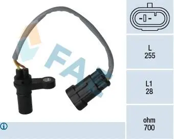79191 Датчик частоты вращения, управление двигателем FAE підбір по vin на Brocar