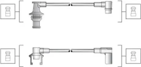 941145260723 Комплект проводов зажигания MAGNETI MARELLI підбір по vin на Brocar