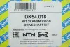 DK54018 Піввісь SNR NTN підбір по vin на Brocar