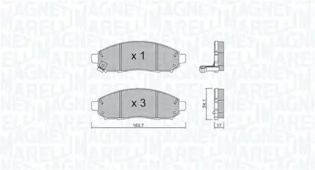 PF0982 Автозапчастина MAGNETI MARELLI підбір по vin на Brocar