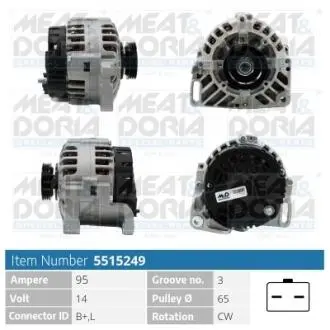 5515249 Автозапчастина MEAT&DORIA підбір по vin на Brocar