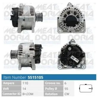 5515105 Автозапчастина MEAT&DORIA подбор по vin на Brocar