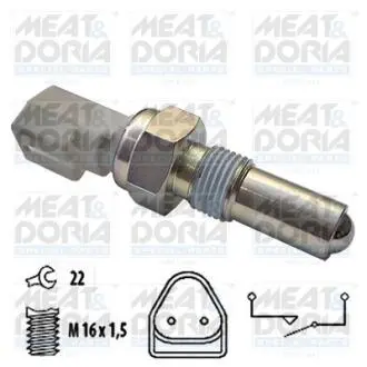 36038 Перемикач, ліхтар заднього ходу MEAT&DORIA підбір по vin на Brocar