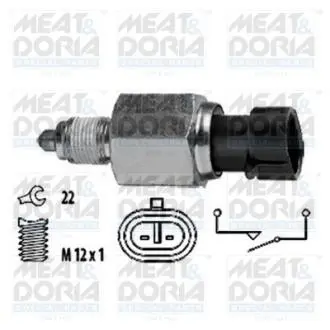 36033 Перемикач світла заднього ходу MEAT&DORIA підбір по vin на Brocar