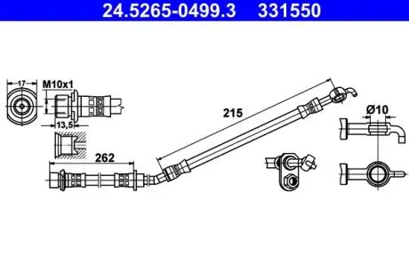 24526504993 Автозапчастина ATE підбір по vin на Brocar