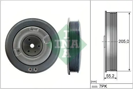 544050610 Шків ременя INA підбір по vin на Brocar