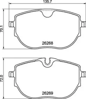 P85187 Автозапчастина BREMBO підбір по vin на Brocar