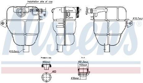 996218 Бачок компенсаційний First Fit NISSENS підбір по vin на Brocar