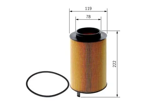 F026407330 Оливний фільтр BOSCH підбір по vin на Brocar