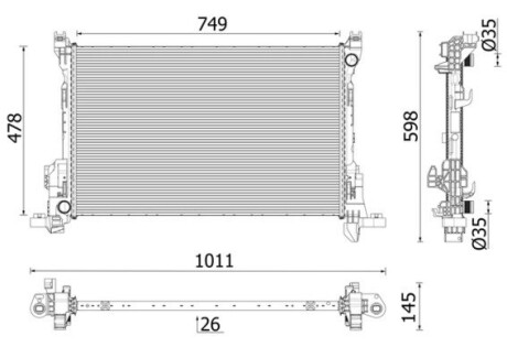 CR2637000P Автозапчастина MAHLE / KNECHT підбір по vin на Brocar