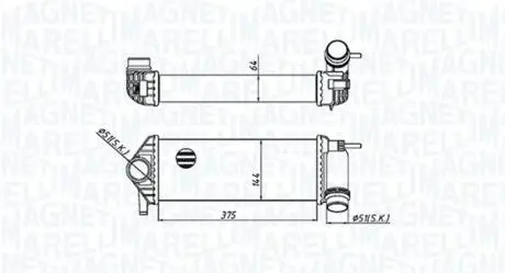 351319205510 Інтеркулер MAGNETI MARELLI підбір по vin на Brocar