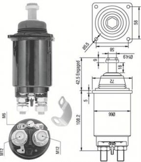 AME0312 Стартер MAGNETI MARELLI підбір по vin на Brocar