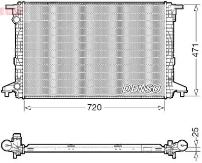 DRM02043 Радіатор AUDI A4 2015 - DENSO підбір по vin на Brocar