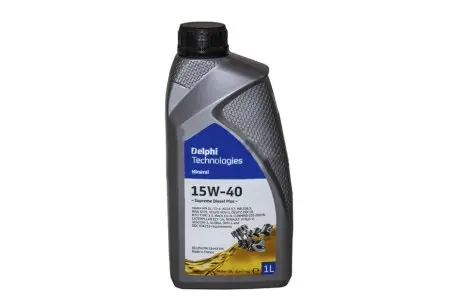 28492395 Олива SUPREME DIESEL PLUS 15W-40 (1L) DELPHI підбір по vin на Brocar