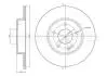 Диск тормозной перед. DB W202 93-00 800-313C