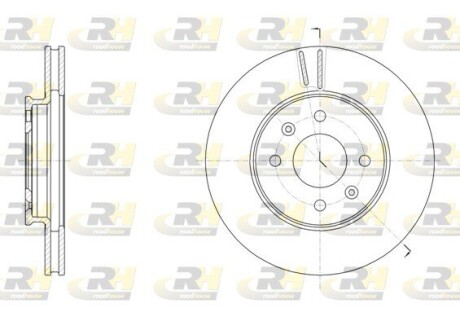 6178410 Гальмівний диск ROADHOUSE підбір по vin на Brocar