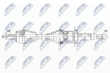 NPWVV145 ПОЛУОСЬ NTY підбір по vin на Brocar