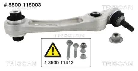 8500115003 Важіль передній нижній правий BMW 5 (F10, F18), 6 (F12, F13) 2.0-4.4 10- TRISCAN підбір по vin на Brocar
