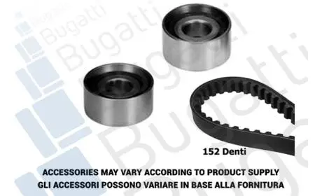BKCD0086 Комплект ГРМ Ducato 2.5D 90-02/Jumper/Boxer 2.8JTD 00-/Master 2.8dTi 98-01 BUGATTI підбір по vin на Brocar