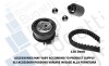 BKCD0584 Комплект ГРМ 1.9TDI Caddy 04-/T5 03-/Golf IV/V/Passat 01-/Jetta 05- BUGATTI підбір по vin на Brocar