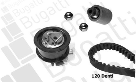 BKCD0584 Комплект ГРМ 1.9TDI Caddy 04-/T5 03-/Golf IV/V/Passat 01-/Jetta 05- BUGATTI підбір по vin на Brocar