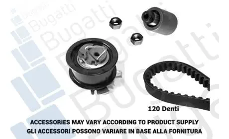 BKCD0584 Комплект ГРМ 1.9TDI Caddy 04-/T5 03-/Golf IV/V/Passat 01-/Jetta 05- BUGATTI подбор по vin на Brocar