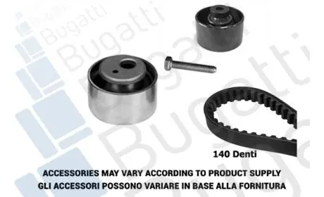 BKCD0358 Комплект ГРМ Scudo/Jumpy/Berlingo/Partner 1.9D (DW8) 98- BUGATTI підбір по vin на Brocar
