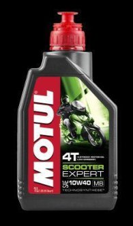 105935 MOTUL Scooter Expert 4T SAE 10W40 MB 12х1 L MOTUL подбор по vin на Brocar