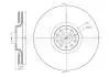 800705C Гальмівний диск A4/A6/Allroad/Exeo (97-13) CIFAM підбір по vin на Brocar