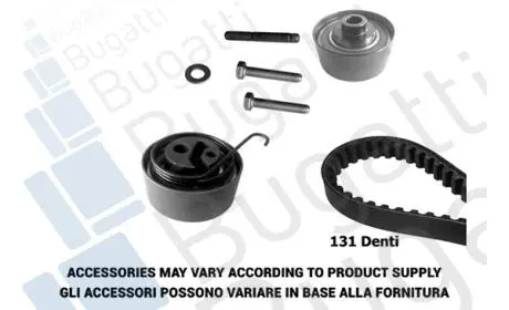 BKCD0621 Комплект ГРМ Combo/Astra G/H 1.7 D 90>01 BUGATTI подбор по vin на Brocar