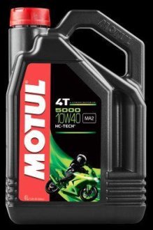 104056 MOTUL 5000 4T SAE 10W40 4х4 L MOTUL подбор по vin на Brocar