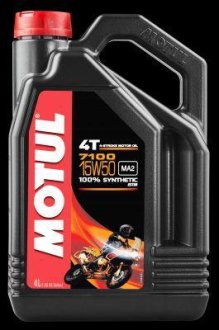 104299 MOTUL 7100 4T SAE 15W50 4х4 L MOTUL подбор по vin на Brocar