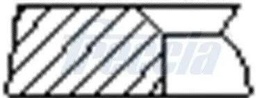 FR10507500 Кільця поршневі FRECCIA підбір по vin на Brocar