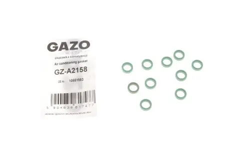 GZA2158 Кільце ущільнююче GAZO GZ-A2158 GAZO підбір по vin на Brocar