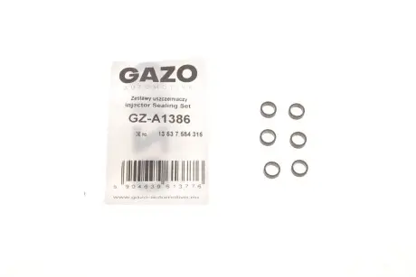 GZA1386 Кільце ущільнююче GAZO GZ-A1386 GAZO подбор по vin на Brocar