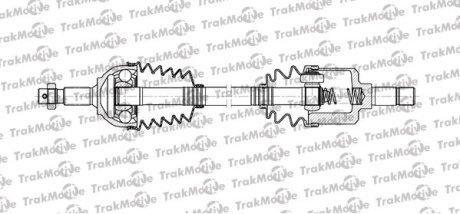 301109 TRAKMOTIVE CITROEN Полуось лів. L=693mm, 28/37 зуб. C5 III 2.0 HDi 140 08-, JUMPY 2.0 HDi 140 07-16, FIAT SCUDO 2.0 D Multijet 11-16, PEUGEOT 407 SW 2.0 HDi 135 04-10 TRAKMOTIVE підбір по vin на Brocar