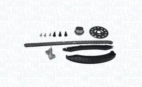 341500000200 MAGNETI MARELLI RENAULT К-т. ланцюга приводу Trafic 2.0 dci (ланцюг+2шт. напр.+ натяж.+2шт. шестерні) MAGNETI MARELLI подбор по vin на Brocar